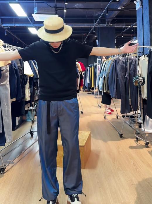 休闲简约纯色百搭短袖T恤 商品图1