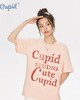 今天推荐-潮牌短袖-CUP浅粉字母100%棉T恤-喜出 商品缩略图1