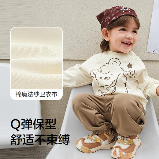 巴拉巴拉童装儿童长袖套装男童女童两件套宝宝秋装2025新款卡通萌 商品图3