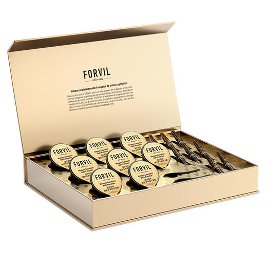FORVIL/温莎森林 深润修护精华发膜套装(发膜18g*8+精华油1mL*8) 商品图3