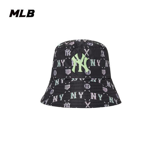 MLB男女同款彩色满印老花刺绣标渔夫帽3AHTM0523【无货退款介意勿拍】 商品图0