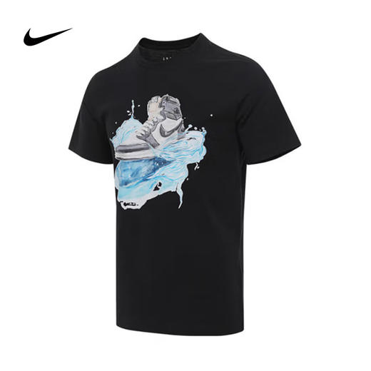 Nike/耐克男子T恤2025夏季JORDAN运动休闲圆领印花短袖IB3356 商品图0
