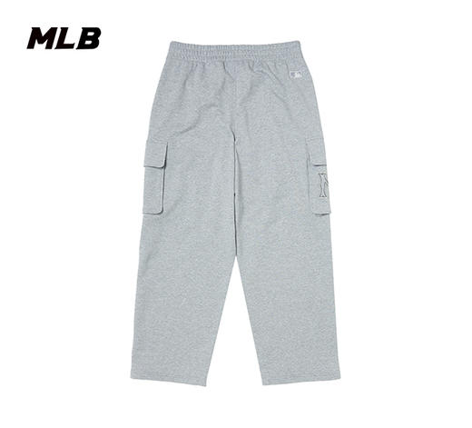 【一口价】MLB男女同款小标简约款多口袋梭织长裤3APTB1444【无货退款介意勿拍】 商品图1