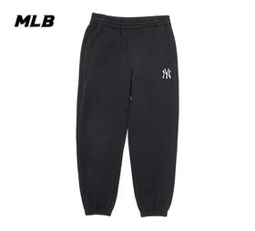 【一口价】MLB男女同款小标简约款束脚裤长裤3APTB0244【无货退款介意勿拍】