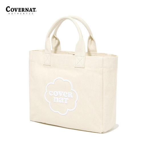 covernat韩国潮牌四叶草印花心形小包帆布迷你手提包春夏新品CO2400TB72 商品图0