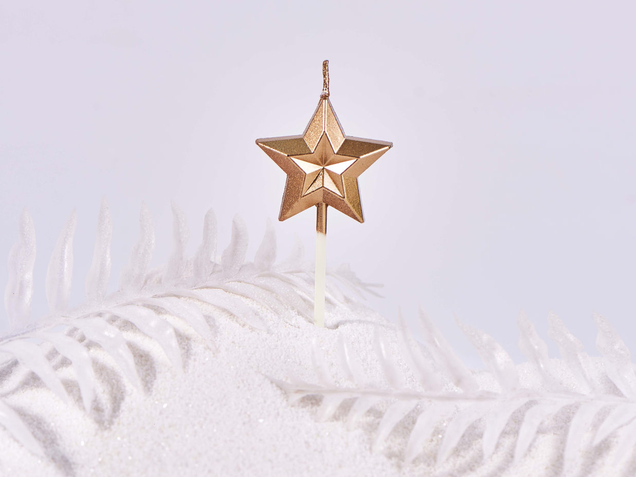 五角星蜡烛【单买不配送】