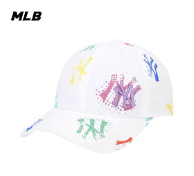 MLB男女同款满印彩色老花棒球帽32CPGC111