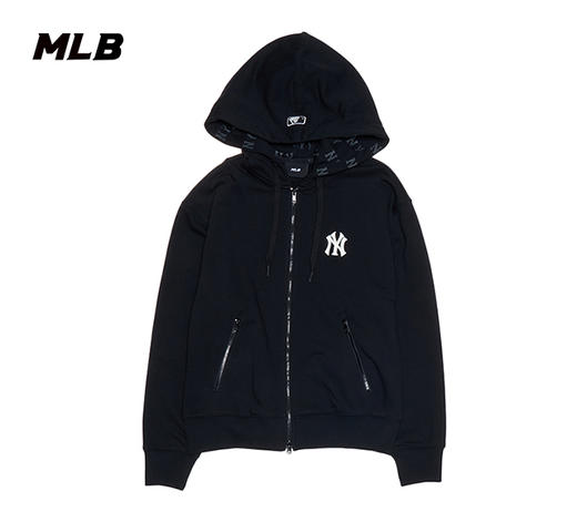 MLB男女同款小标背标老花标运动上衣拉链外套3ATRM0451 商品图4