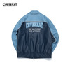 Covernat2024春新款休闲字母夹克拉链pu皮衣外套上衣CO2401JK11 商品缩略图1