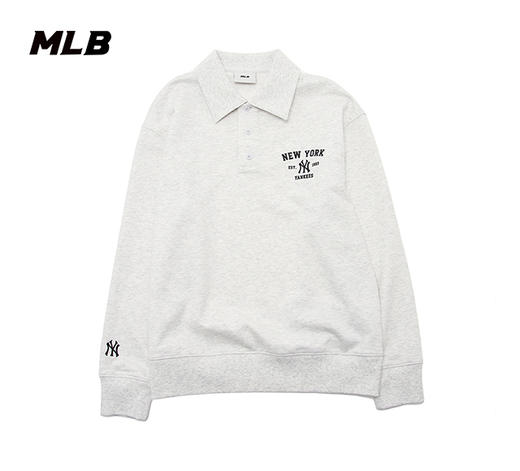 MLB男女同款立领小标字母套头卫衣3AMTV0841 商品图2