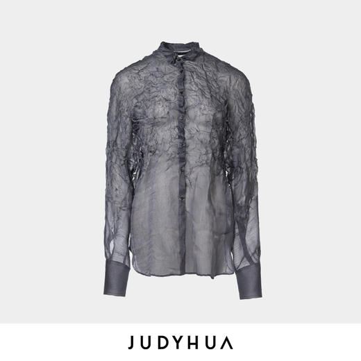 JUDYHUA 虚实之间系列肌理衬衫 商品图3