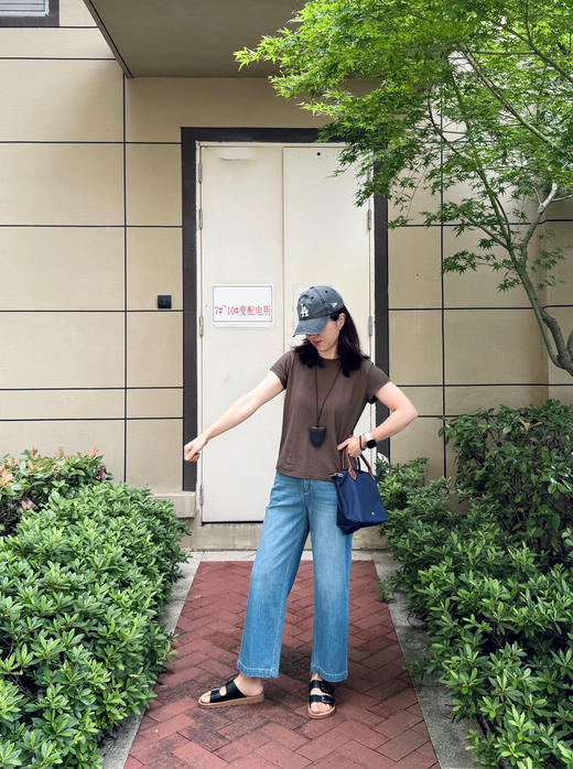 row静奢--夏强捻薄短袖T恤/老客bi入【包邮+三天无理由退huan 商品图9