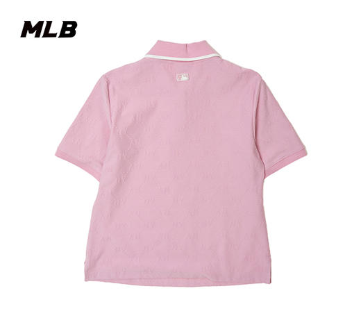 MLB男女同款立领小标简约款POLO衫T恤3FPQM0353 商品图5