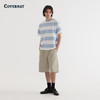 COVERNAT韩国潮牌条纹宽松简约C标短袖T恤潮流百搭2025夏季新 商品缩略图0