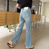 不爱都难！莱赛尔微喇牛仔裤女夏薄款2025新款高腰显瘦喇叭阔腿裤！ 商品缩略图5