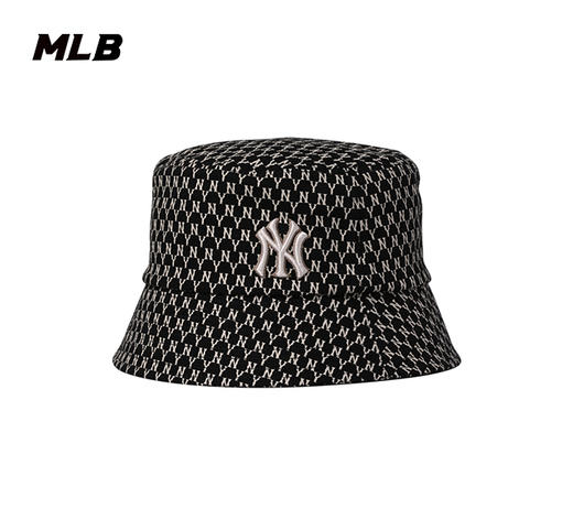 【一口价】MLB男女同款满印老花渔夫帽3AHTH201N【无货退款】 商品图0