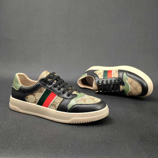 真皮板鞋男款夏季休闲鞋百搭鞋子欧洲站男鞋男士轻奢一脚蹬懒人鞋 商品图2