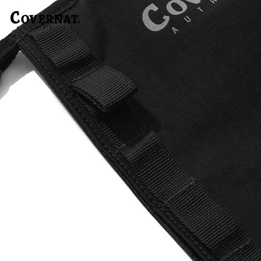 covernat韩国潮牌斜挎包男女织带细绳交叉带包袋黑色小包CO2200CB07 商品图2