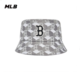 【一口价】MLB男女同款立体老花MONOGRAM渔夫帽3AHTM033N【无货退款介意勿拍】