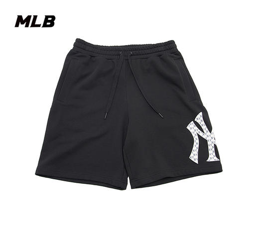 MLB男女同款裤腿标老花标短裤3ASPM0143【无货退款介意勿拍】 商品图4