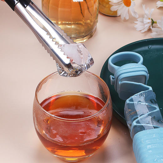 【条形抽拉式冰格！实现“冰块自由】新品冰格创意家用酒吧制冰冰块冰棒磨具10格自制速冻制冰格盒。ry 商品图2