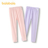 巴拉巴拉女童保暖裤秋季儿童秋裤打底裤小童中大童睡裤纯棉两条装 商品缩略图4