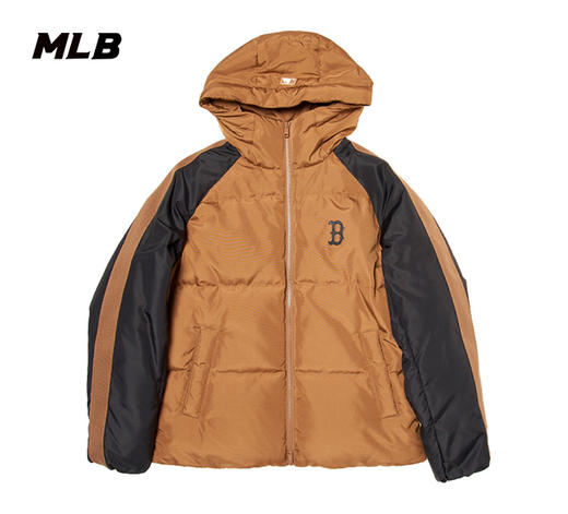 MLB男女同款学院风字母标拼接色羽绒服3ADJV0246 商品图8