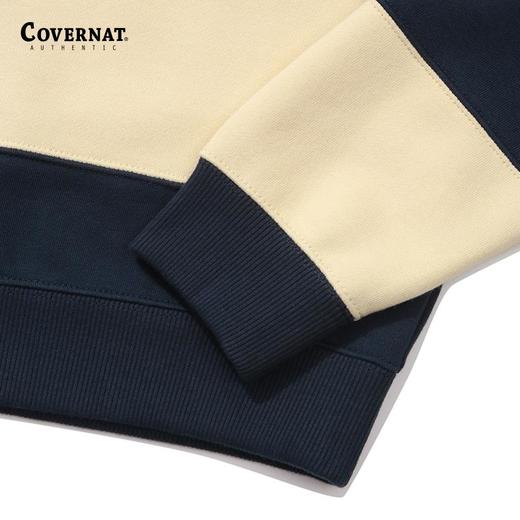 covernat韩国潮牌长袖polo衫撞色宽条纹休闲上衣2024秋冬新品CO2403CR76 商品图4