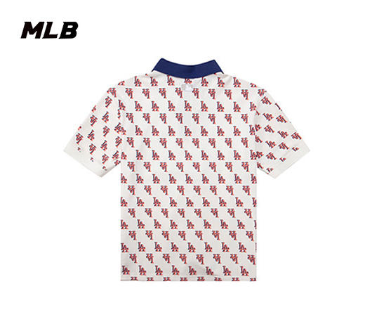 【限时秒杀】MLB女装短袖2023夏季新款运动服翻领半袖休闲T恤3FPQM0233【无货退款介意勿拍】 商品图4