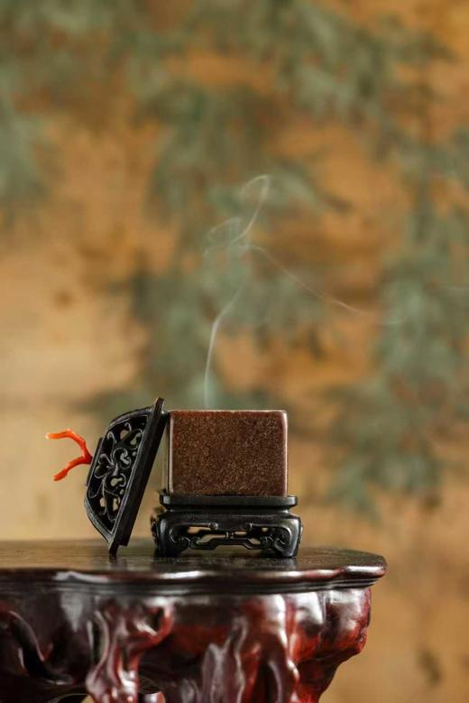 寿山石+血檀香炉 商品图7