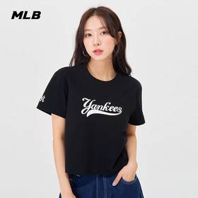 MLB女款字母标短款T恤3FTSV1243【无货退款】