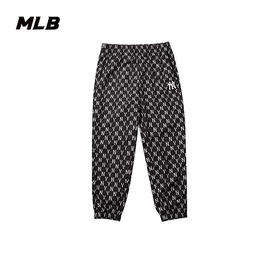 【一口价】MLB男女情侣运动裤2022春季跑步宽松保暖休闲裤长裤3AWPM0121【无货退款介意勿拍】