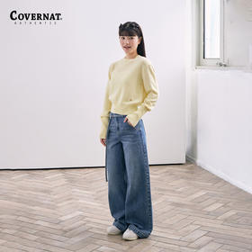 Covernat秋季新品女士中长款喇叭裤牛仔长裤女CO2303PT63