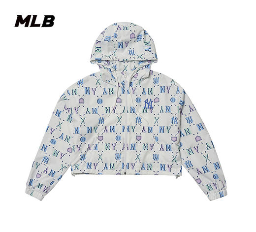 【限时秒杀】MLB男女同款时尚老花防风夹克3FWJM0121【无货退款介意勿拍】 商品图0