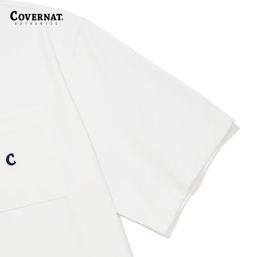 covernat韩国潮牌男式短袖polo衫透气针织潮流T恤2024年春夏CO2402ST08 商品图3