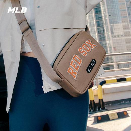 MLB男女同款字母标学院风斜挎包3ACRM014N 商品图0