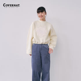 Covernat秋季新品女士四叶草心形松紧带卫衣外套CO2303CR63