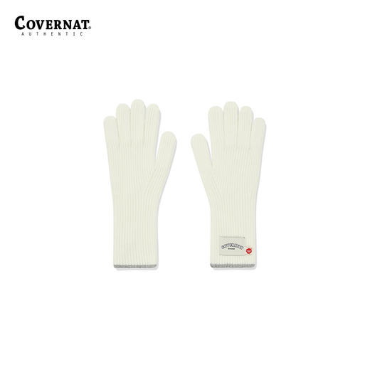 Covernat潮牌冬季新款女毛线保暖手套ins风CO2304TC51 商品图0