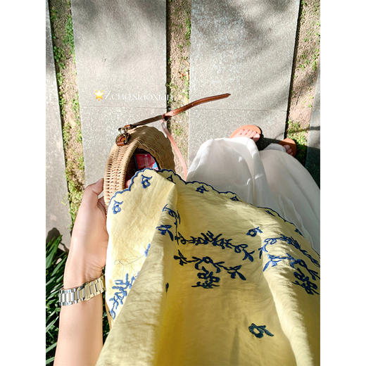 <曾小咸推荐>夏季新款韩版个性刺绣设计衬衫 商品图2