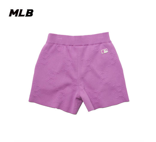 MLB23春夏季新款女式经典交织字母正面图案针织运动短裤波士顿红袜3FSPM0433【无货退款介意勿拍】 商品图3