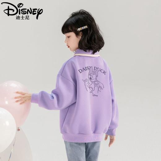 迪士尼女童卫衣春季新款洋气Polo衫女孩春款上衣儿童春装女大童潮 商品图3