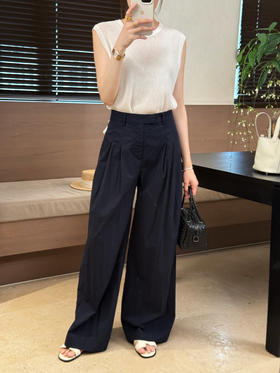 良木礼——肌理感阔腿裤