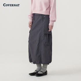 covernat韩国潮牌女士系带工装裙休闲潮流2025夏季新CO2502SR75