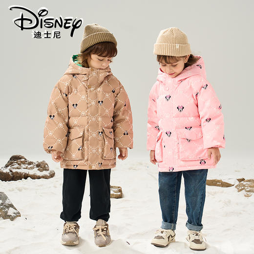 【主播推荐】【顾奈】Disney/迪士尼儿童双面穿羽绒服外套XME4SU350 商品图1