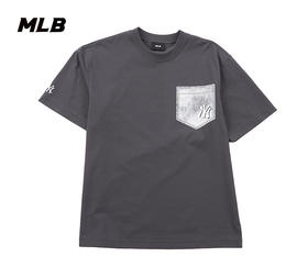 MLB男女同款25春夏新款做旧标小口袋T恤3ATSM0753