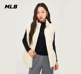 MLB小标基础款男女同款羽绒马甲3ADVM0246【无货退款介意勿拍】
