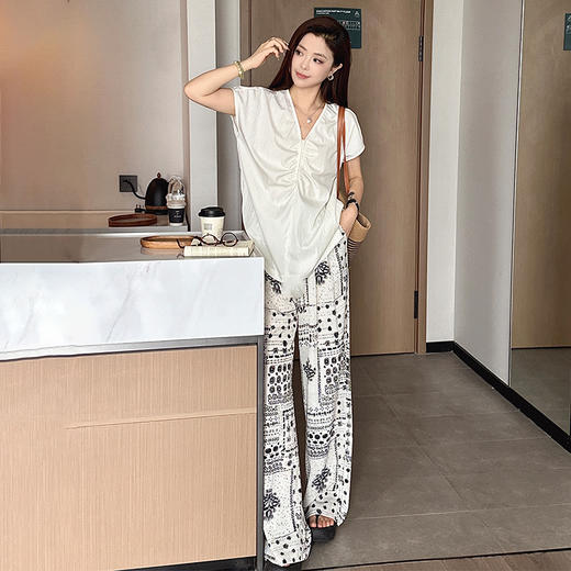 Beau Muse山本凉感复古印花套装 商品图9