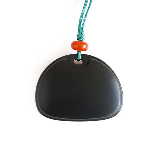 【天然正品】天然精品细腻油润度佳平安无事牌墨玉吊坠中性220325AH29现售价：1680 商品图0