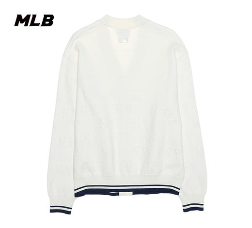 MLB小标纯色男女同款针织开衫3AKCM0251 商品图4