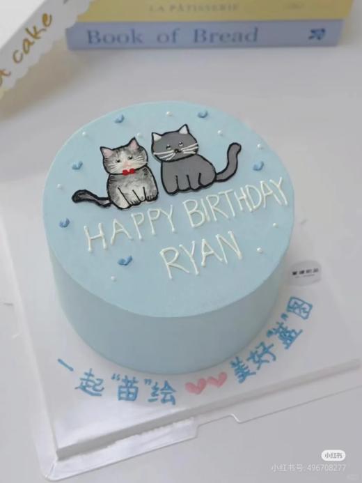 喵星人小集合/猫卡通手绘蛋糕-低糖处理无添加 商品图5